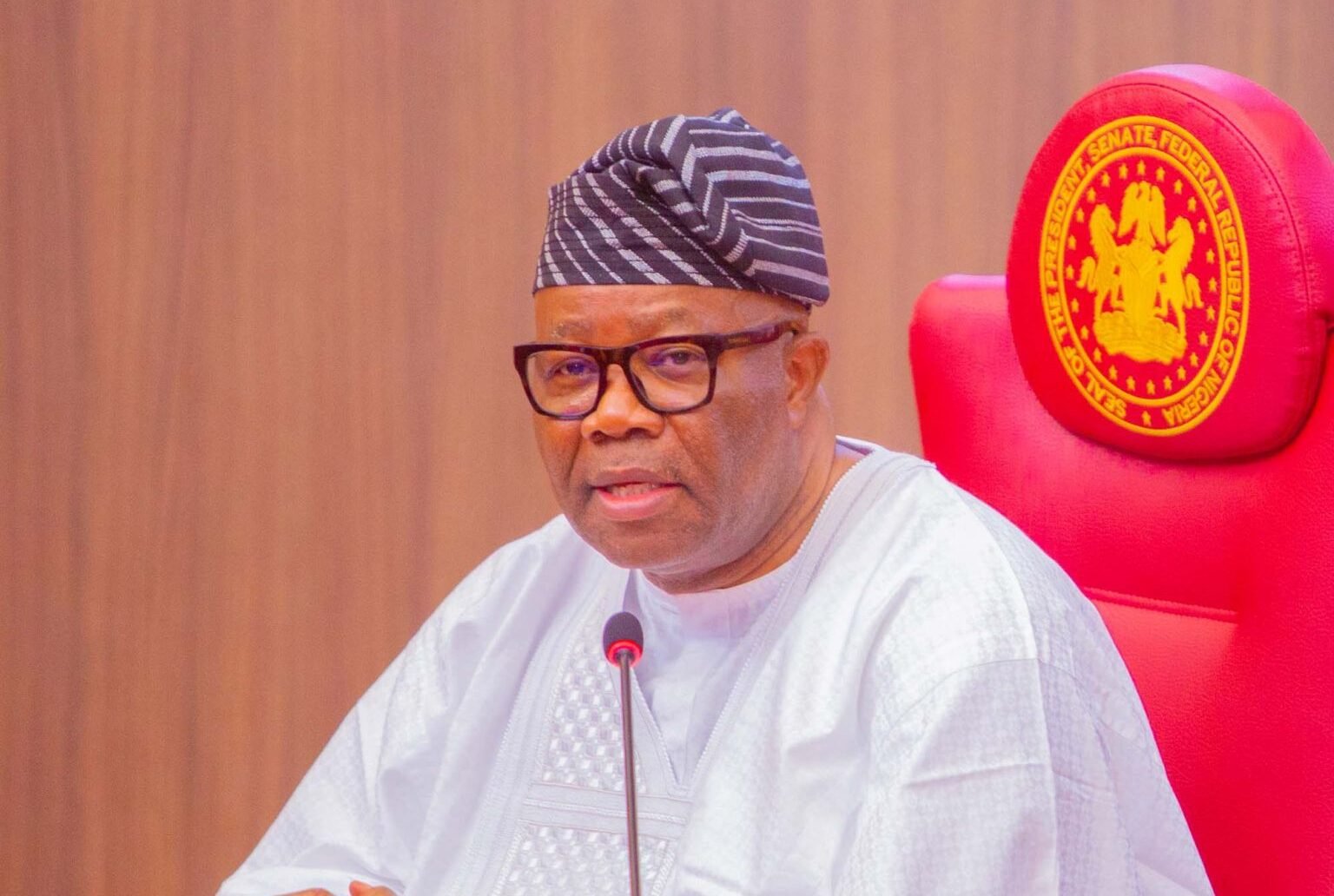 Shugaban Majalisar Dattawa Godswill Akpabio